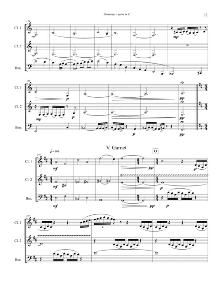 Fuga VII Saxophone Quartet scores gallery preview page 6