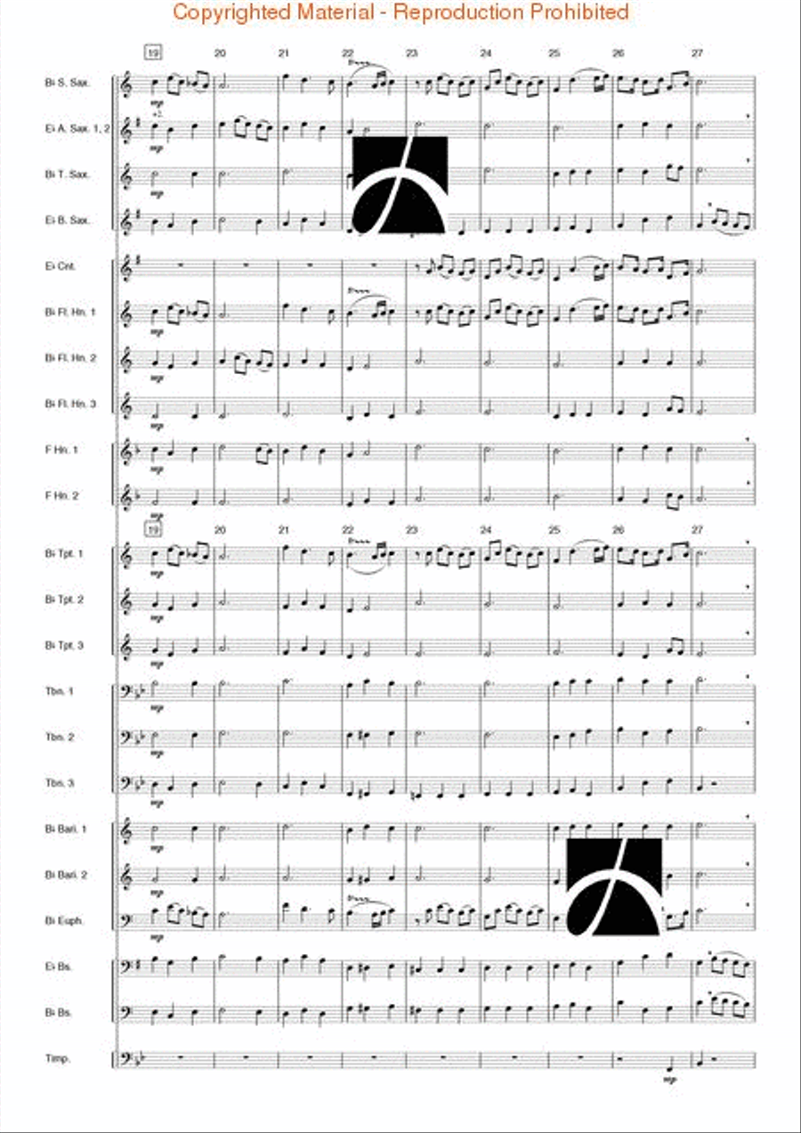 Bist du bei mir Concert Band scores gallery preview page 4