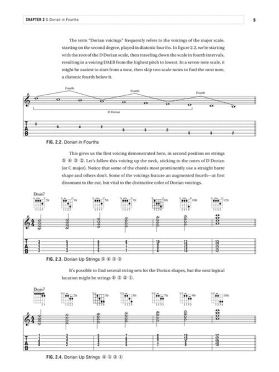 Modal Voicings for Guitar Electric Guitar scores gallery preview page 10