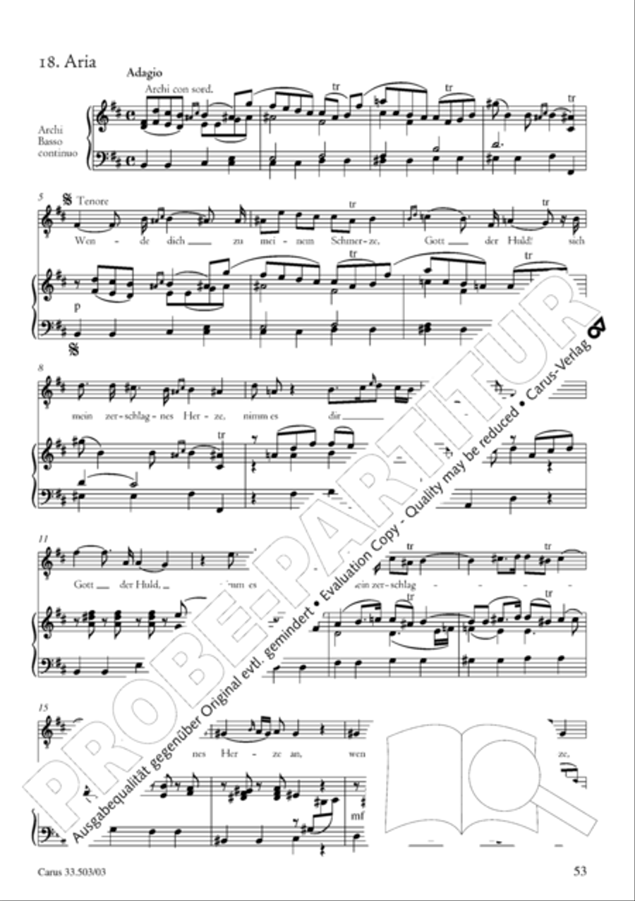 Passion according to St. Matthew (Passions-Musik nach dem Evangelisten Matthaus) SSATB scores gallery preview page 54