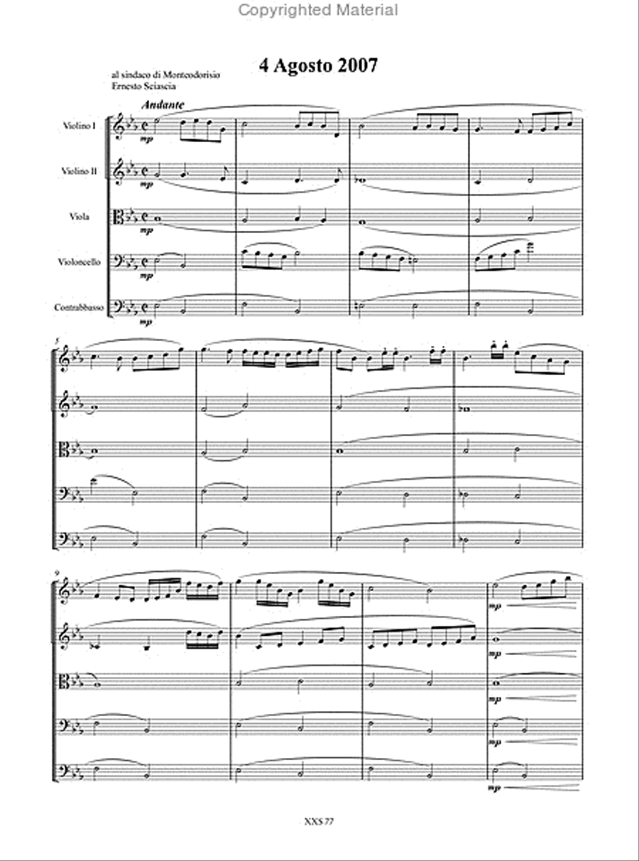 23 Souvenirs for String Quintet String Quintet scores gallery preview page 2