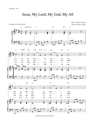 Book cover for Jesus, My Lord, My God, My All