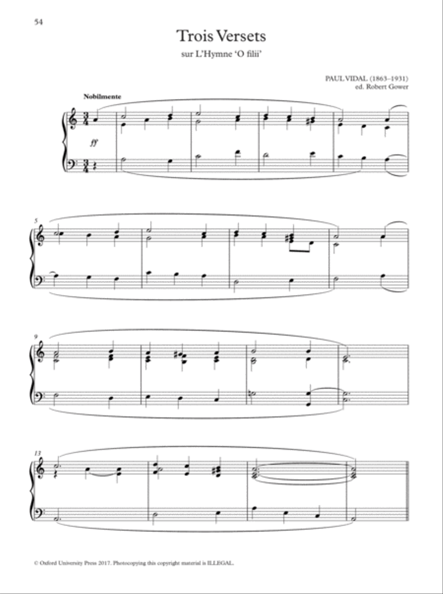 Oxford Book of Lent and Easter Organ Music for Manuals Organ Solo scores gallery preview page 54