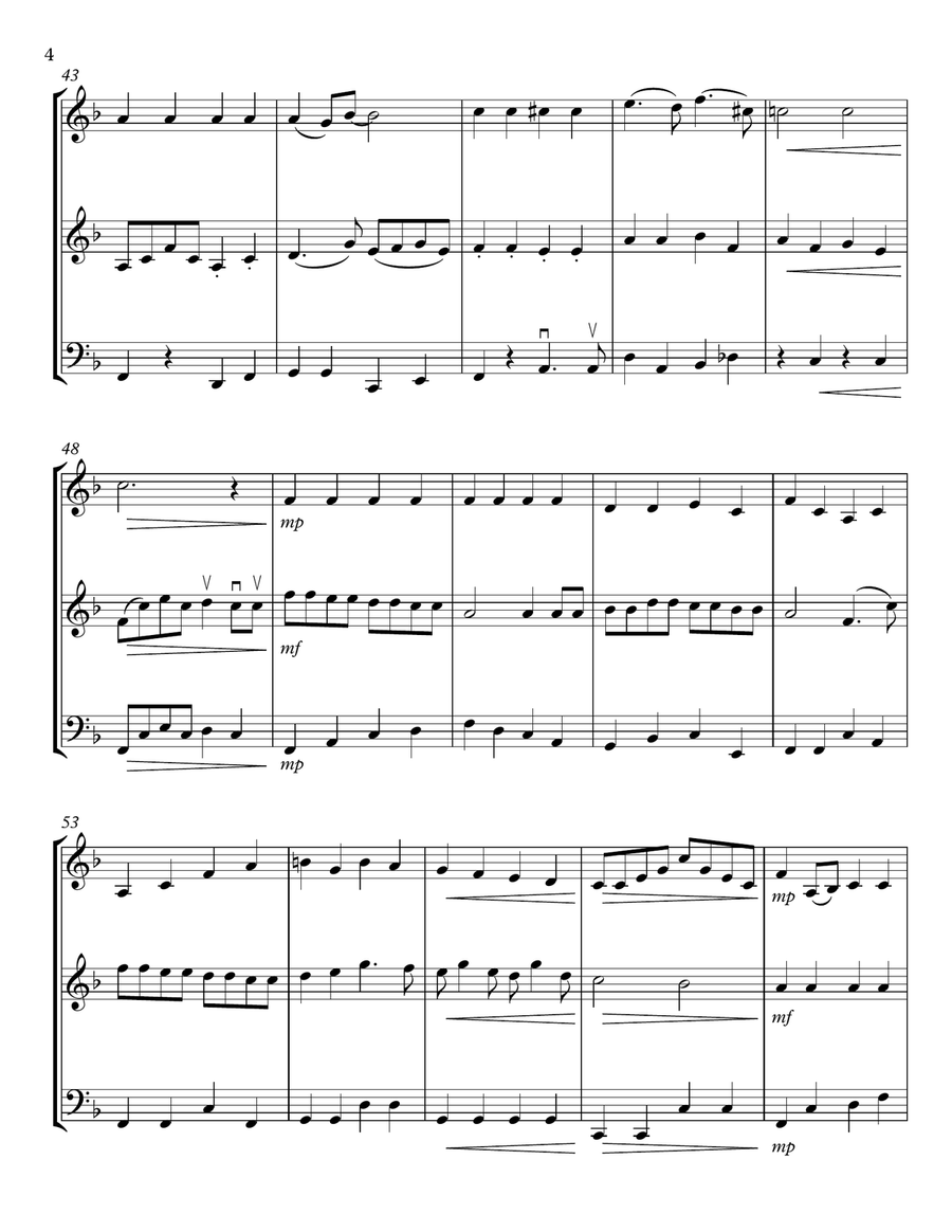 Sympathique String Trio scores gallery preview page 4