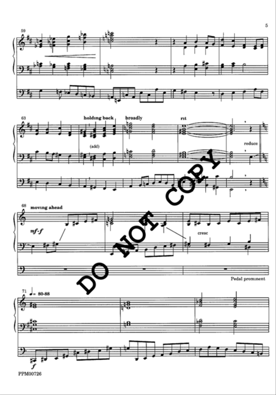 Voluntary on Down Ampney Organ scores gallery preview page 6