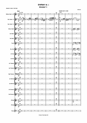 Beethoven Symphony 1 Movement 4 for Brass Band