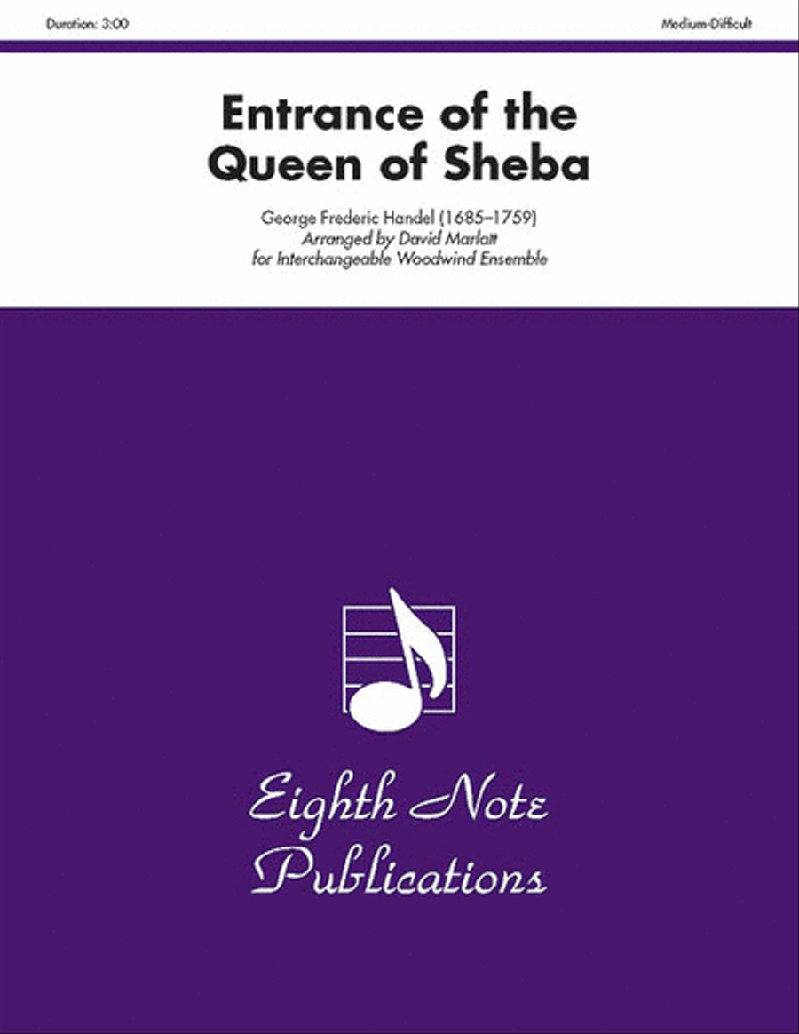 Entrance of the Queen of Sheba Woodwind Ensemble scores gallery preview page 1