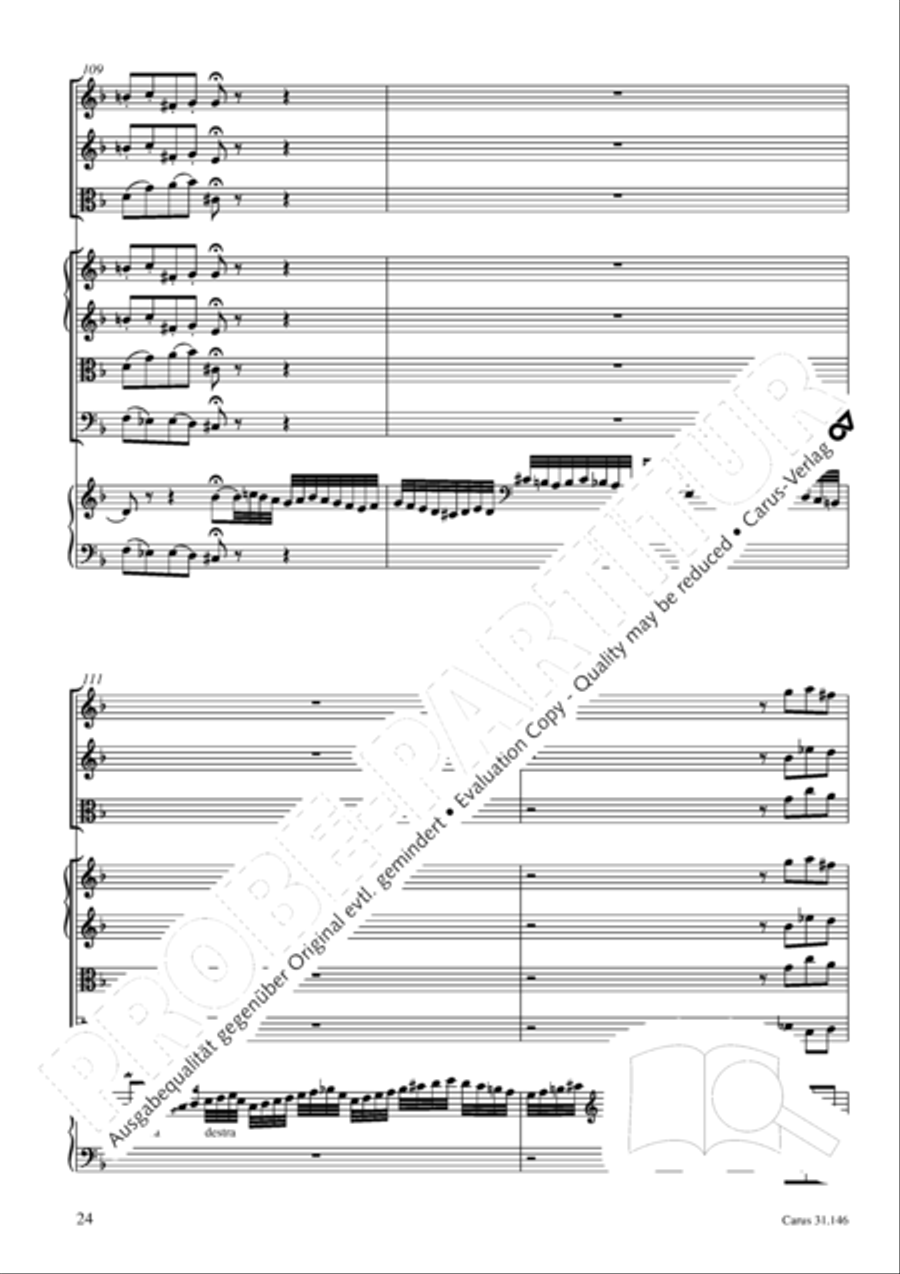 Through bitter tribulation we enter into God's kingdom (Wir mussen durch viel Trubsal in das Reich Gottes eingehen) 4-Part scores gallery preview page 25