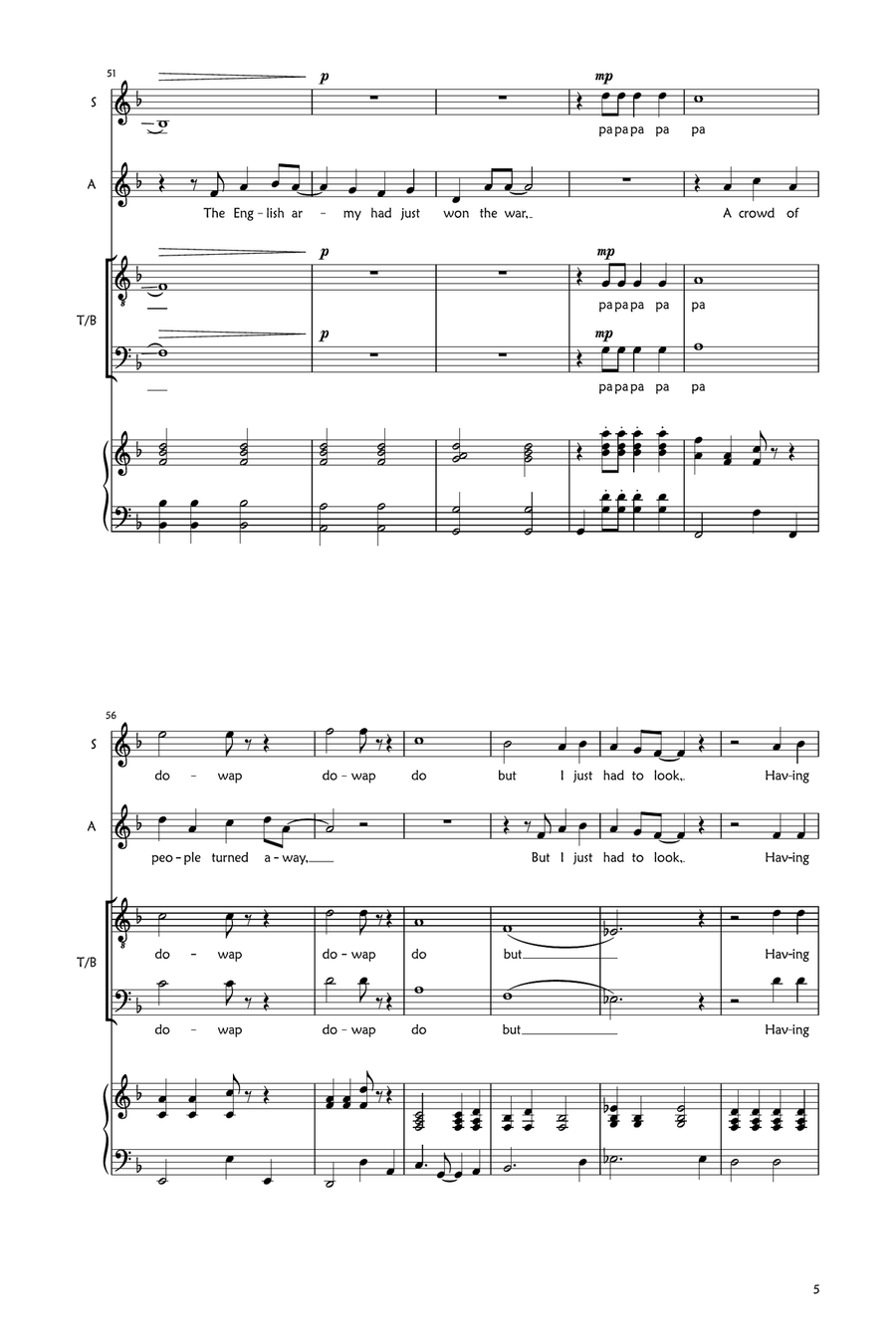 A Day In The Life A Day In The Life 3-Part scores gallery preview page 5