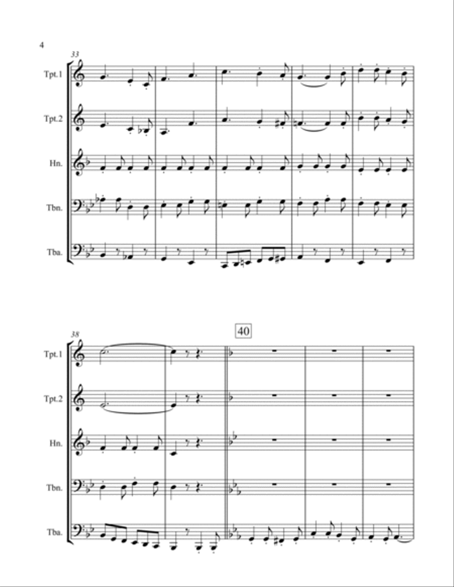 Seventy Six Trombones Trombone scores gallery preview page 4