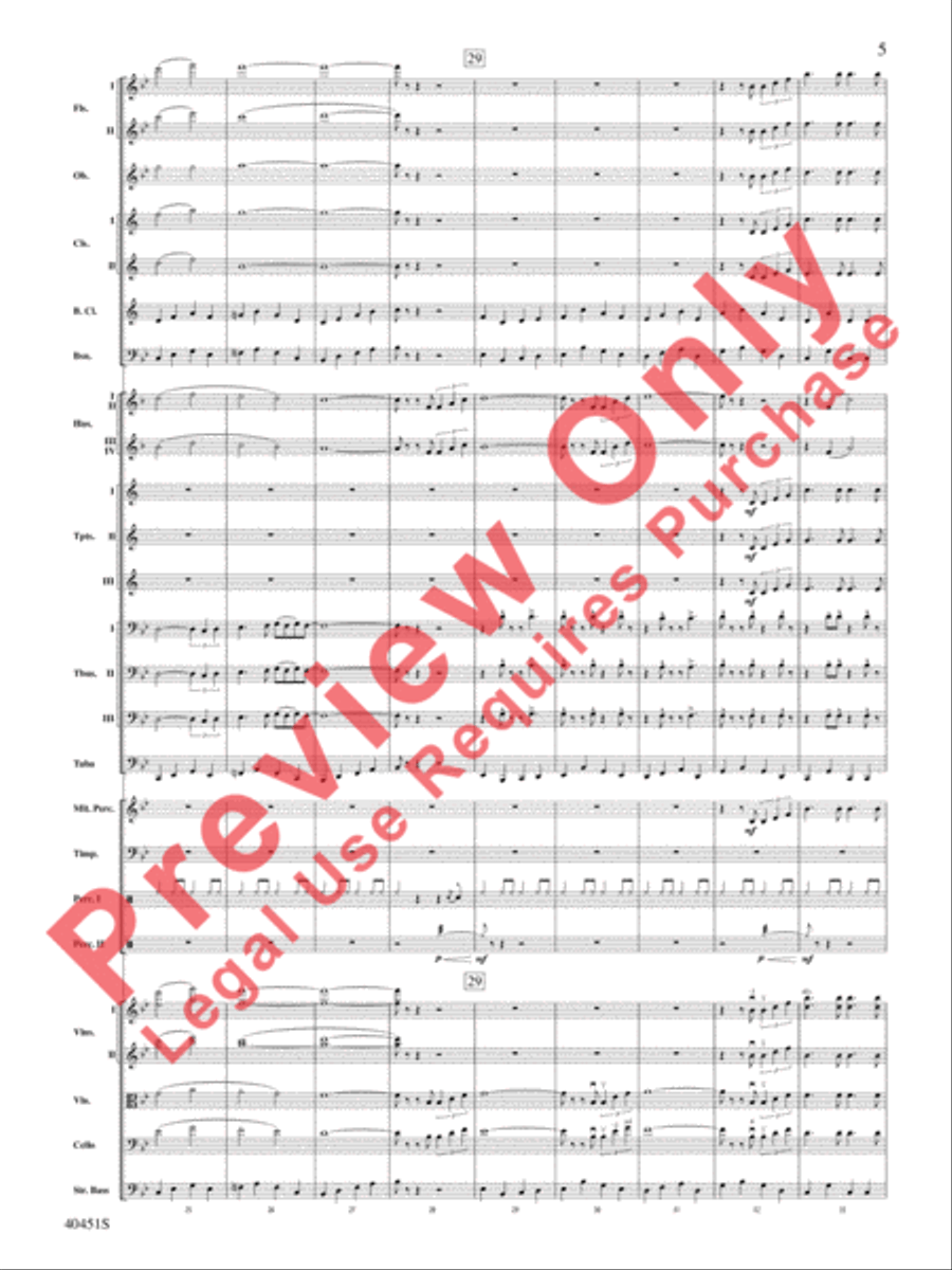 I've Gotta Be Me / Don't Rain on My Parade Mash-Up Full Orchestra scores gallery preview page 6