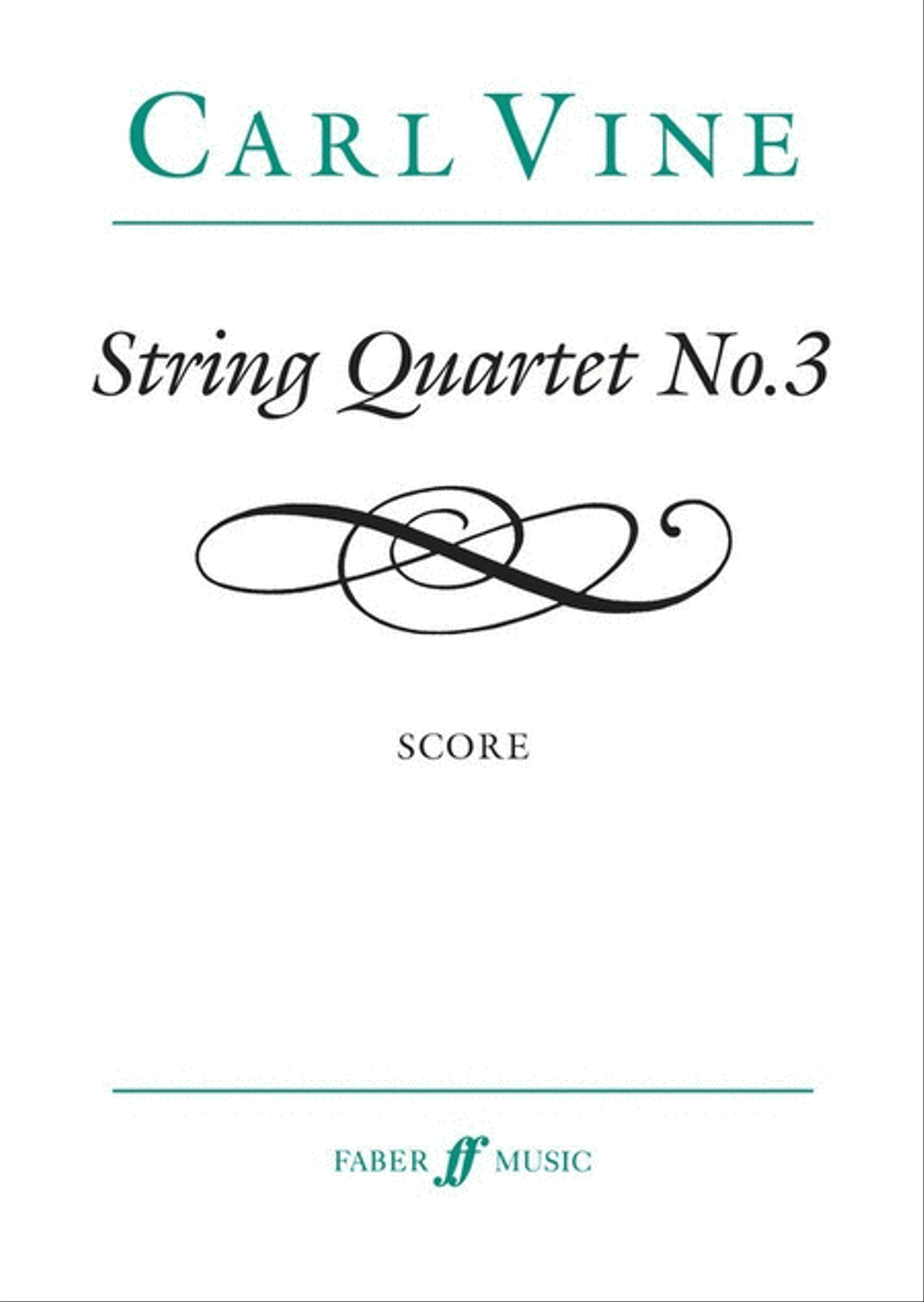 Vine - String Quartet No 3 Score String Quartet scores gallery preview page 1