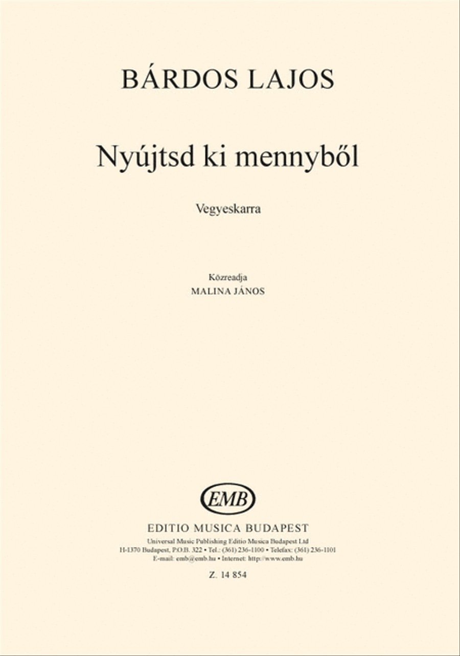 Nyújtsd Ki Mennyb'l 4-Part scores gallery preview page 1