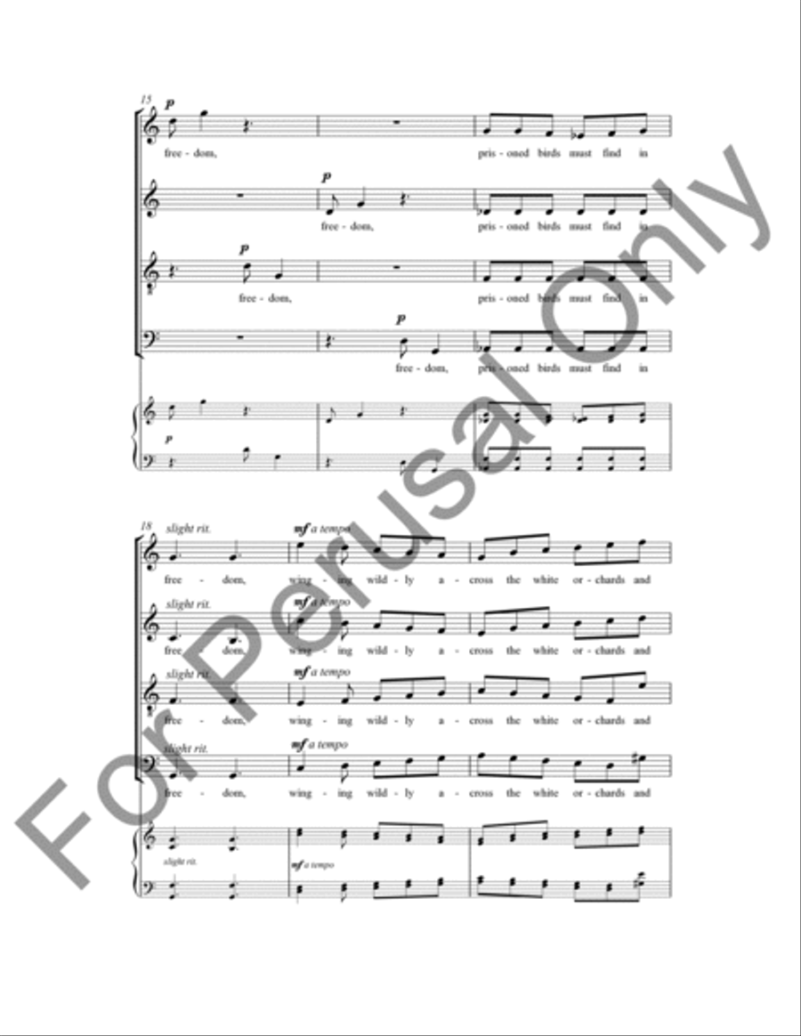 Everyone Sang 4-Part scores gallery preview page 4