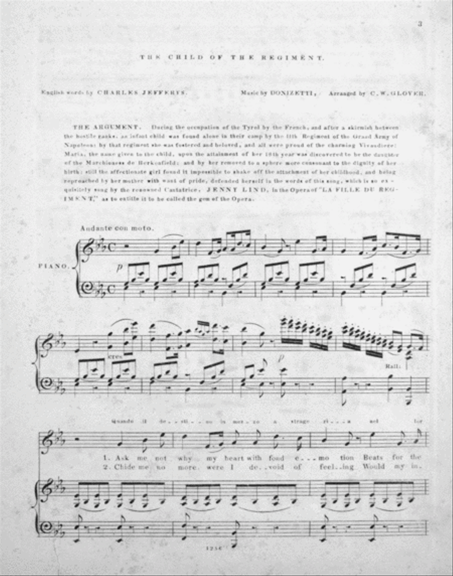 Child of the Regiment Voice scores gallery preview page 2