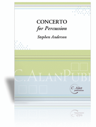 Concerto for Percussion (piano reduction)
