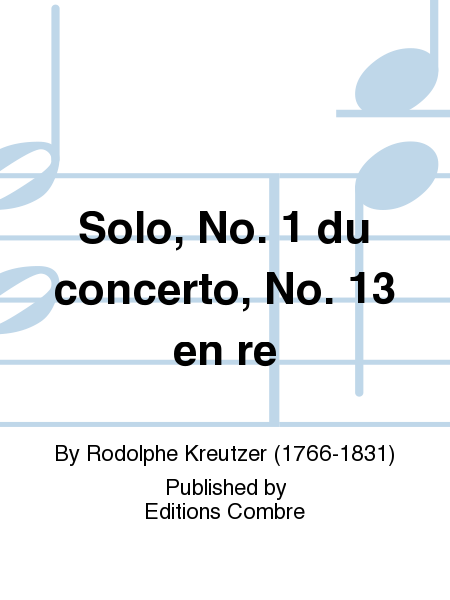 Concerto No. 13 en Re: solo no. 1