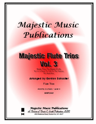 Book cover for Majestic Flute Trios, Vol. 3