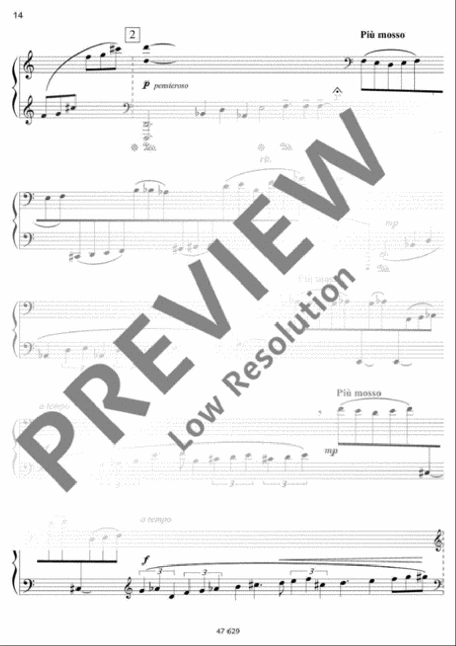 Rudens mūzika Piano Solo scores gallery preview page 15