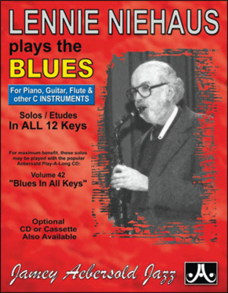 Lennie Niehaus Plays The Blues - C Edition Book/audio image number null