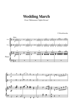 Felix Mendelssohn - Wedding March (C major) (for Oboe Duet)