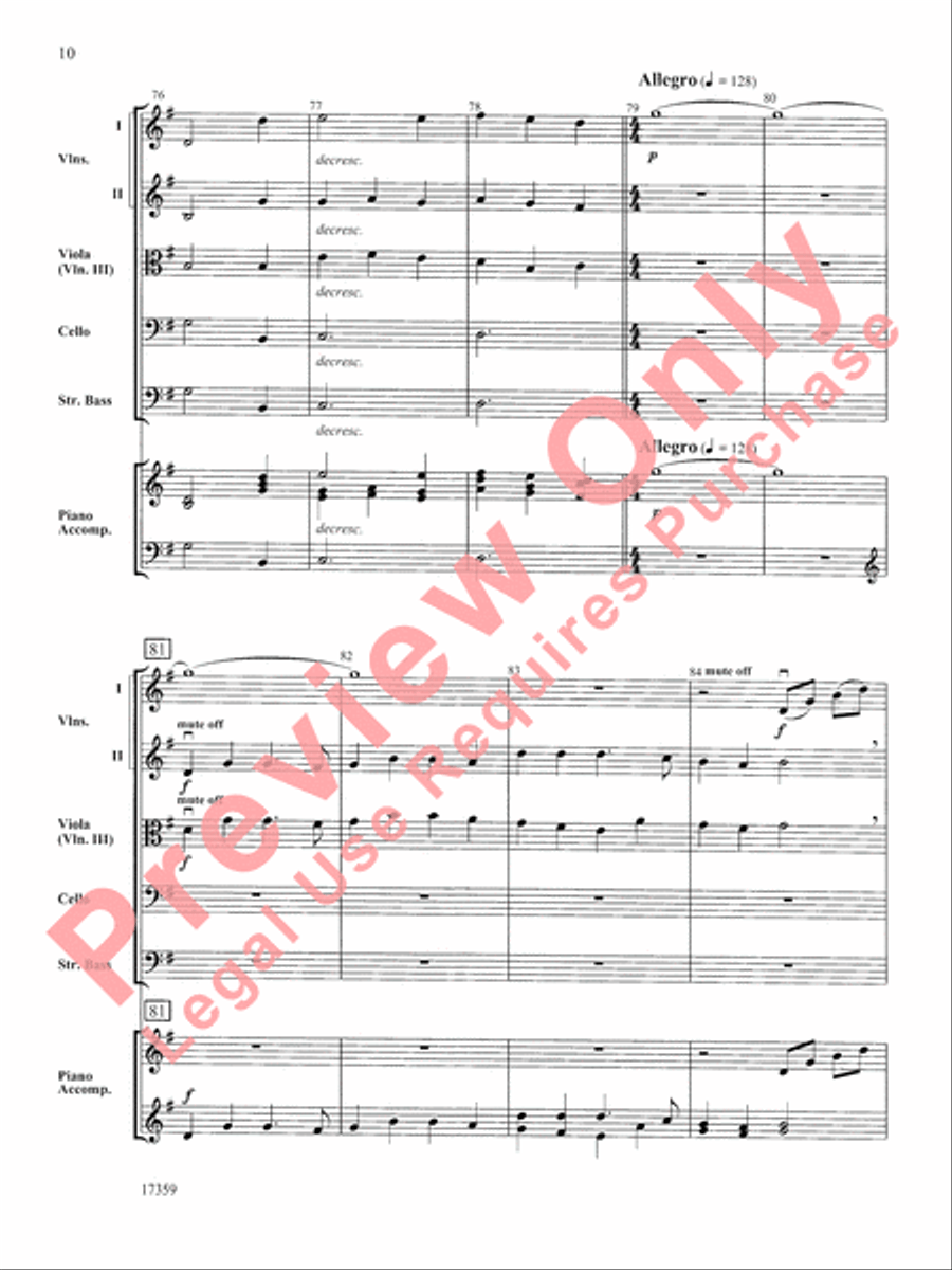 A Christmas Suite String Orchestra scores gallery preview page 11