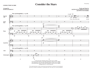 Consider the Stars (arr. David Angerman) - Full Score