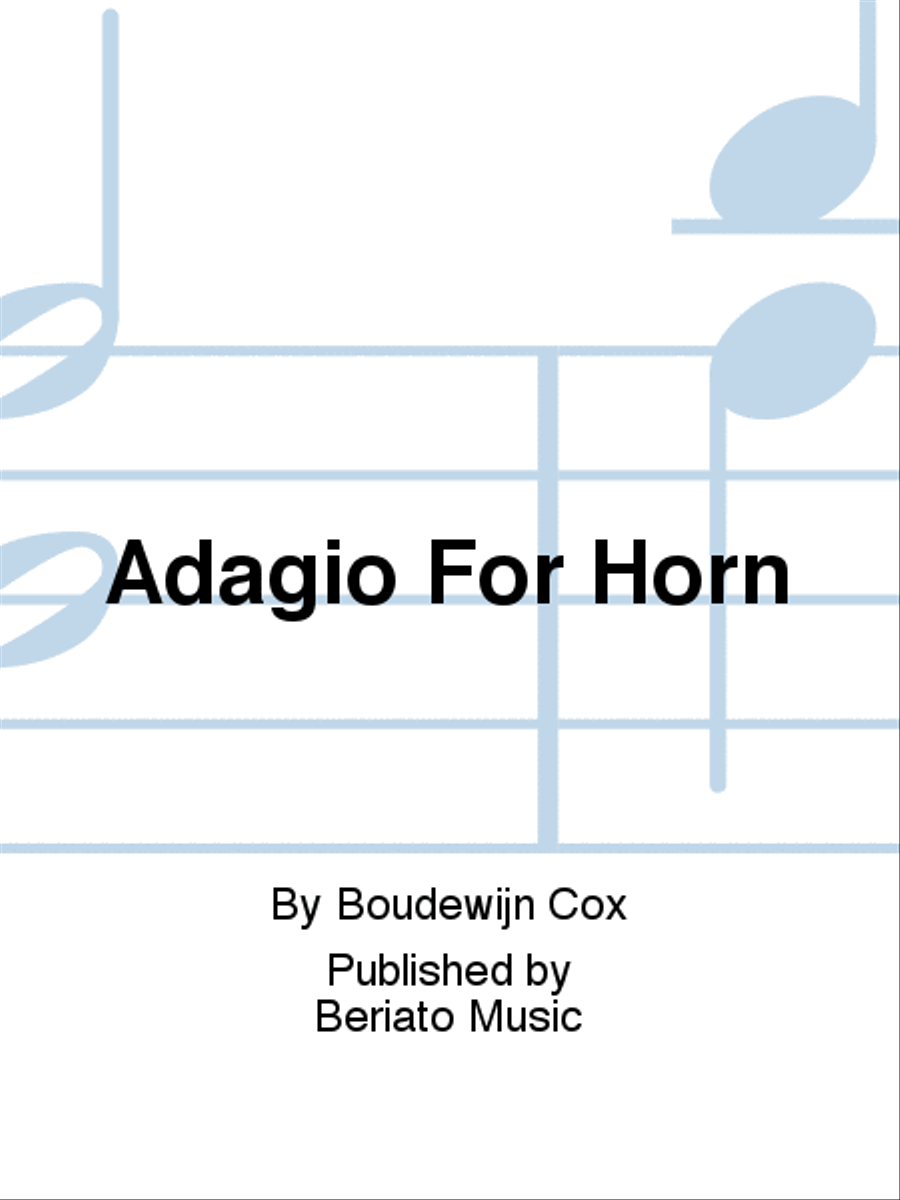 Adagio For Horn