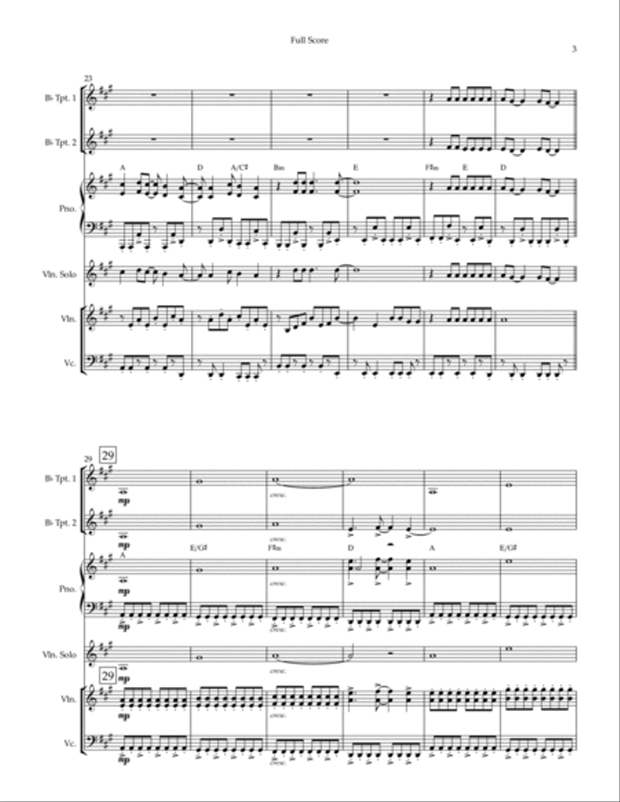 Take On Me Take On Me Small Ensemble scores gallery preview page 3