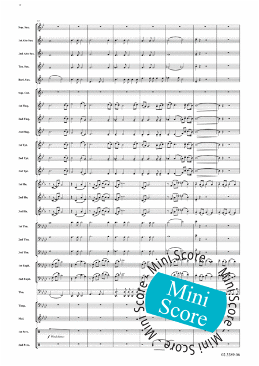 Moby Dick Fanfare Band scores gallery preview page 16