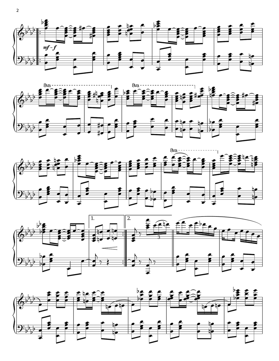 Quality Rag Piano Solo scores gallery preview page 2