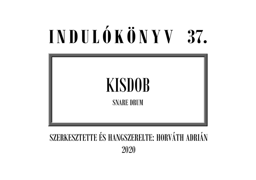 Indulókönyv 2020 - 37 Kisdob Concert Band scores gallery preview page 1