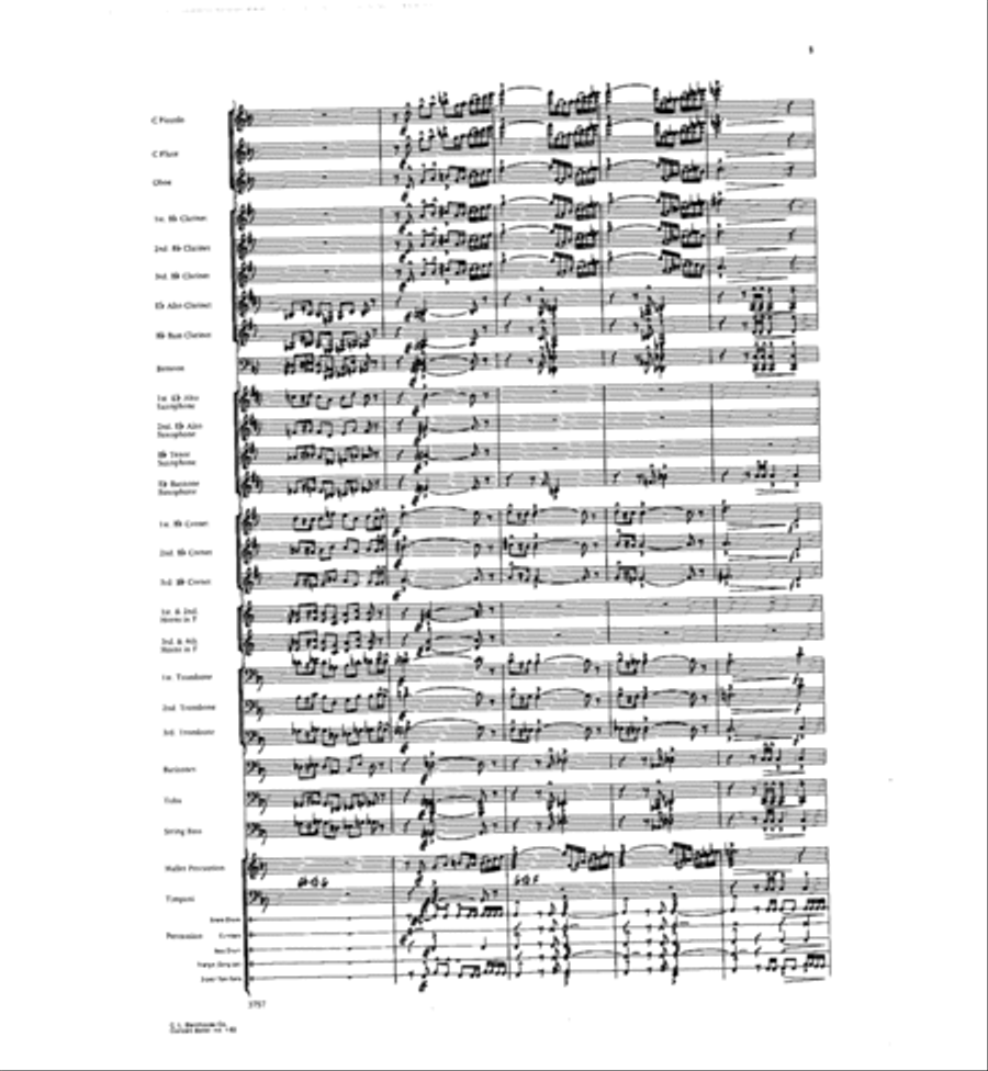 Declaration, Ballade & Finale Concert Band scores gallery preview page 4
