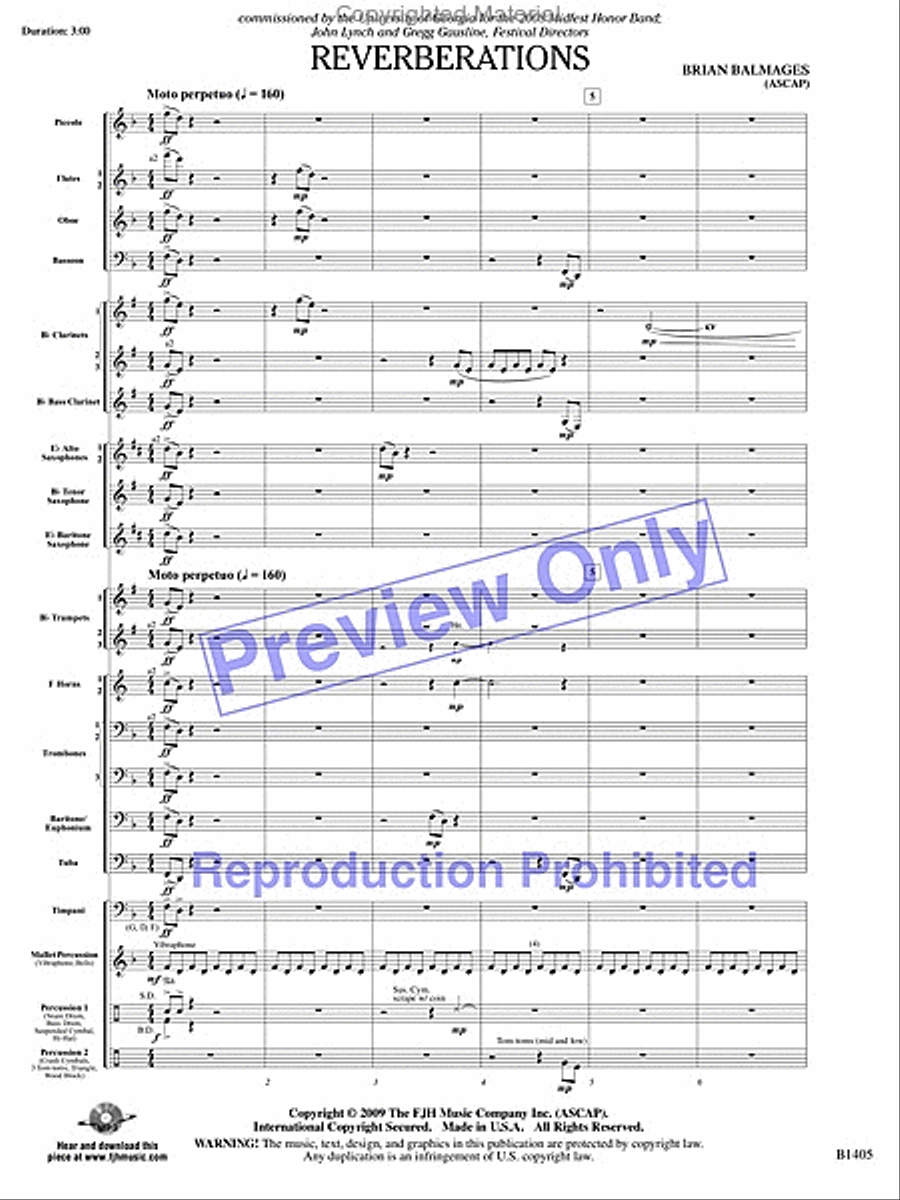 Reverberations Concert Band scores gallery preview page 20
