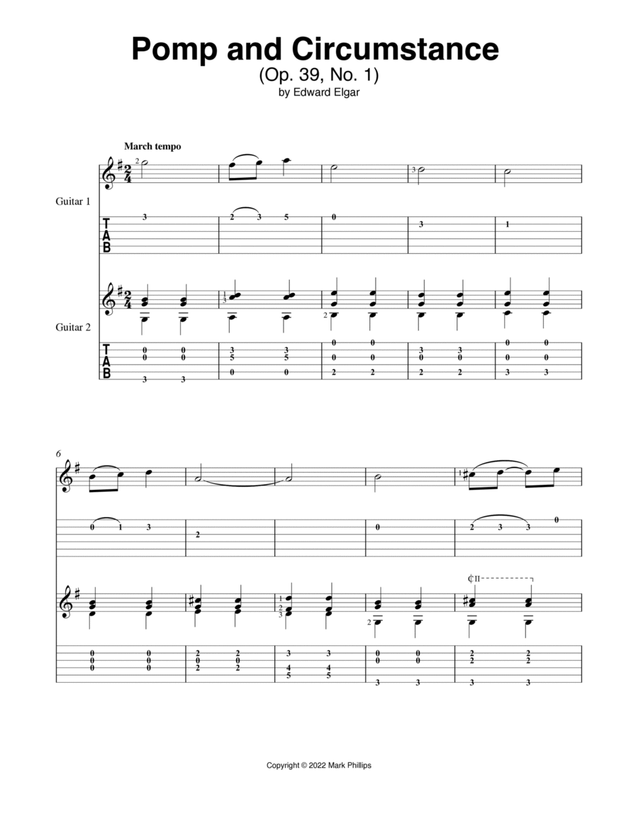 Pomp and Circumstance Set of Parts scores gallery preview page 1