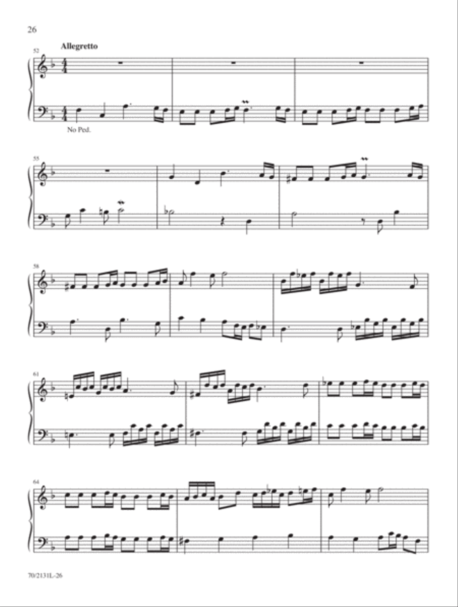 Eight New Little Preludes & Fugues Organ Solo scores gallery preview page 10