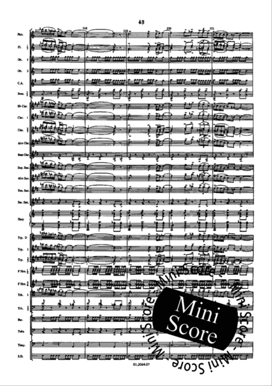 Bolero Concert Band scores gallery preview page 47