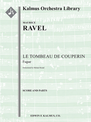 Book cover for Le Tombeau de Couperin: Fugue (transcription)