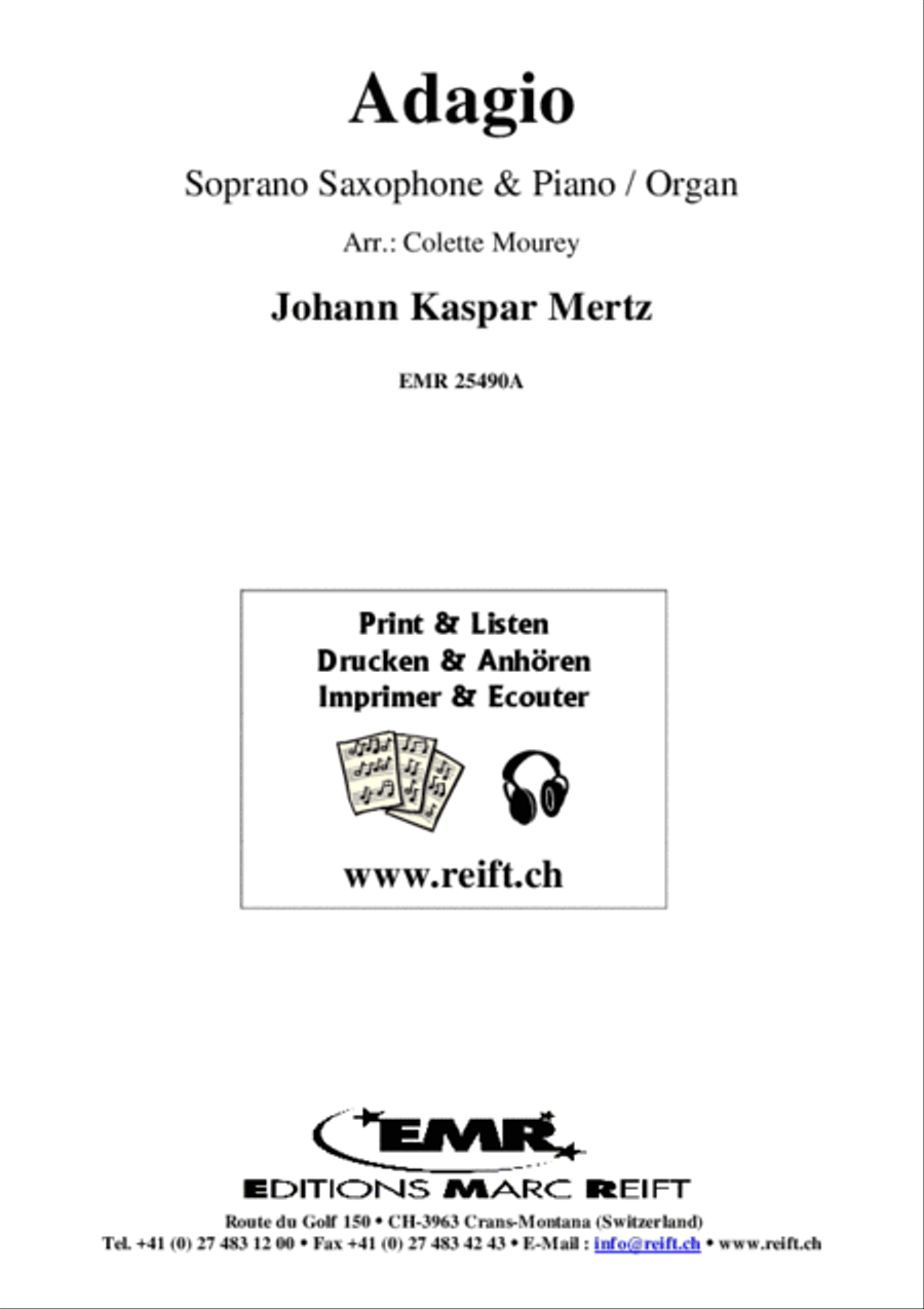 Adagio Adagio Soprano Saxophone scores gallery preview page 2