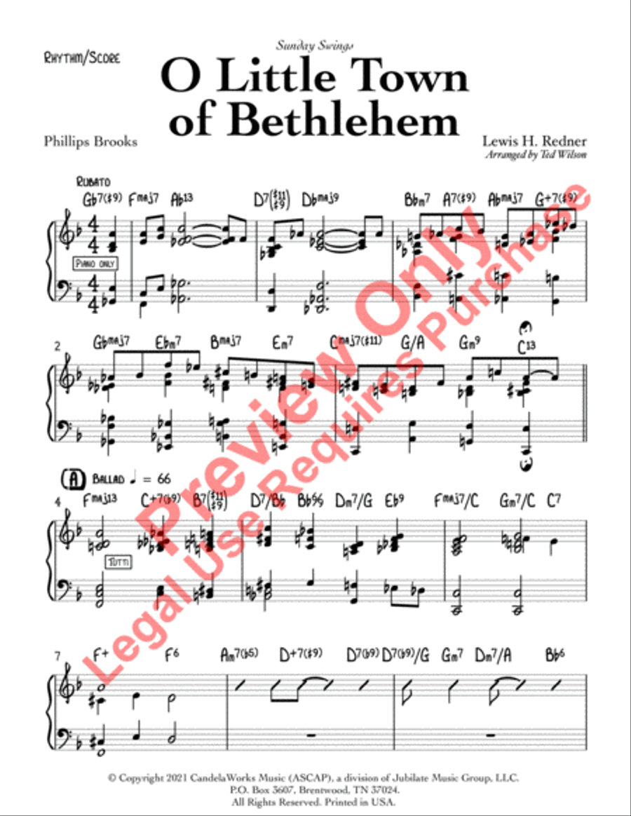 Sunday Swings - Orchestration CD-Rom Jazz Ensemble scores gallery preview page 11