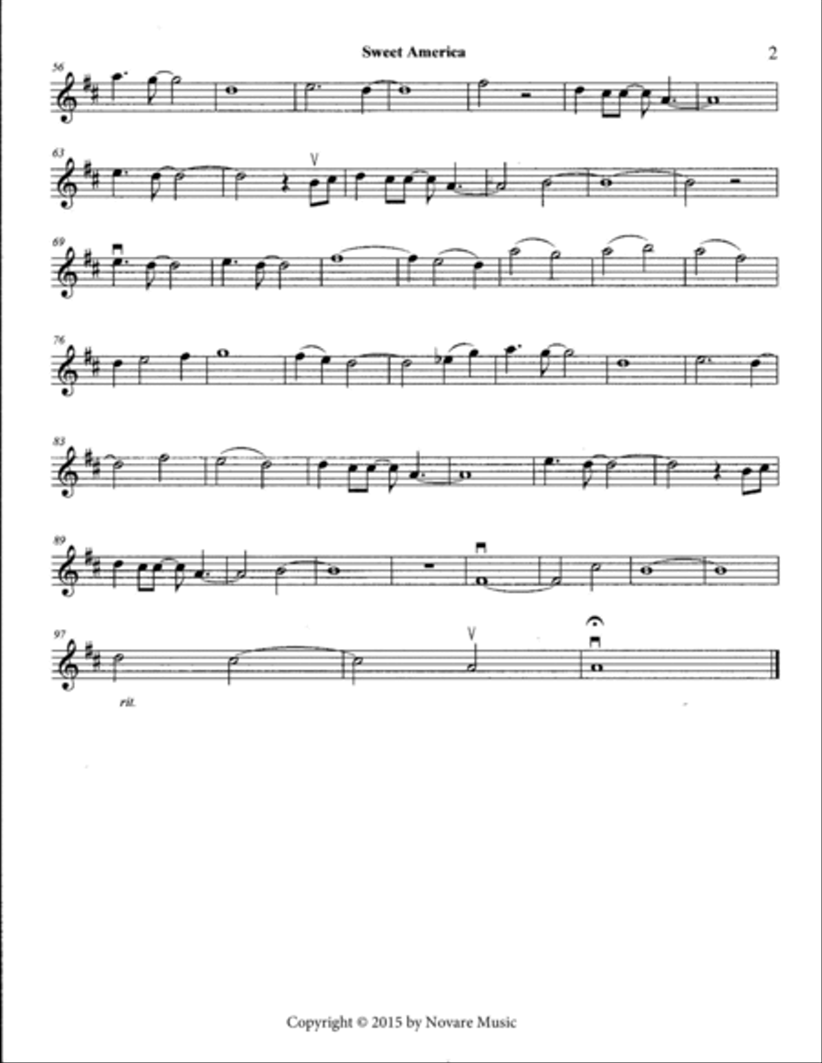 Sweet America Small Ensemble scores gallery preview page 6