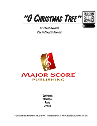 O Christmas Tree - Trombone & Piano - F Major