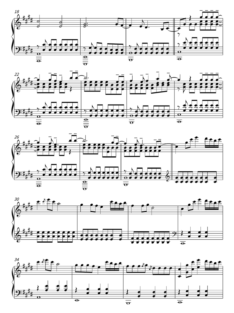 The Spectre Piano Solo scores gallery preview page 2