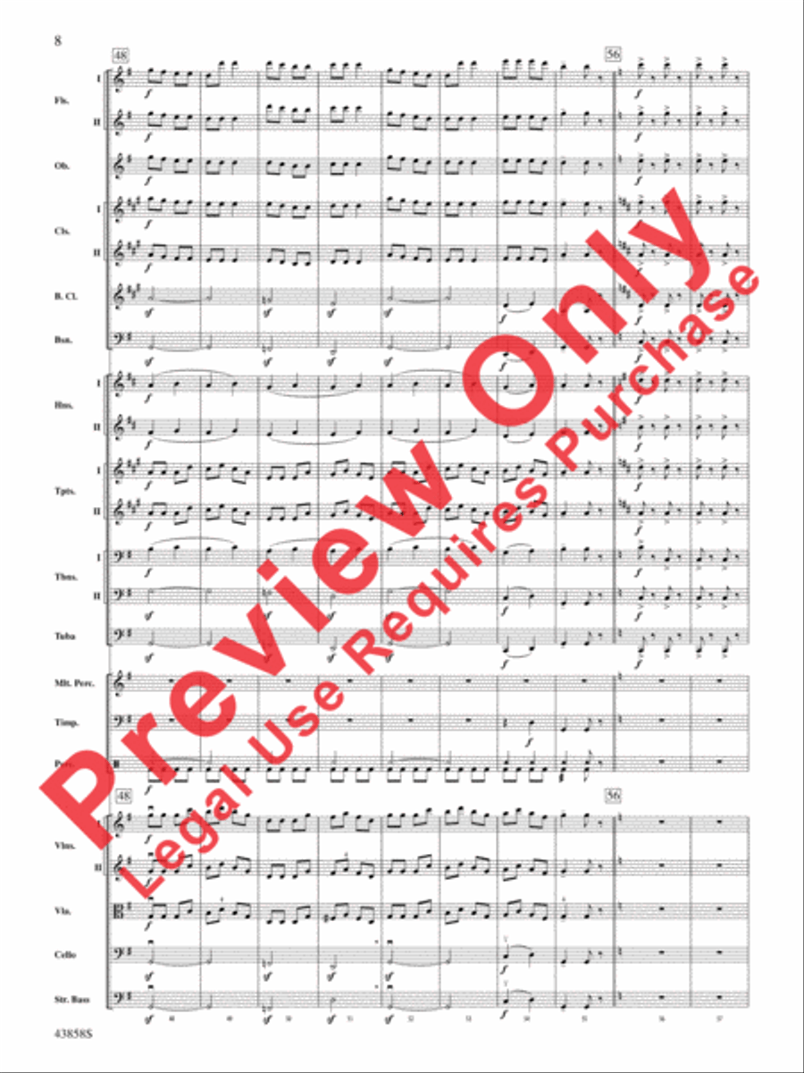 A Northumbrian Folk Song Suite Full Orchestra scores gallery preview page 9