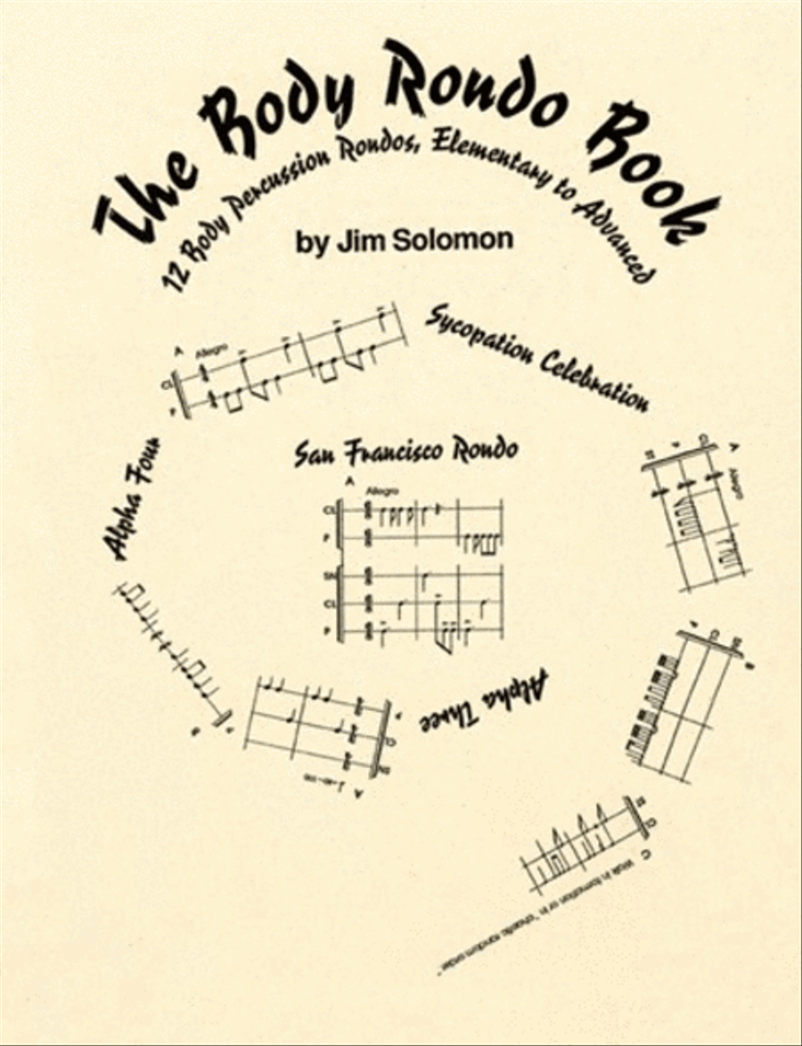 The Body Rondo Book The Body Rondo Book Percussion scores gallery preview page 1
