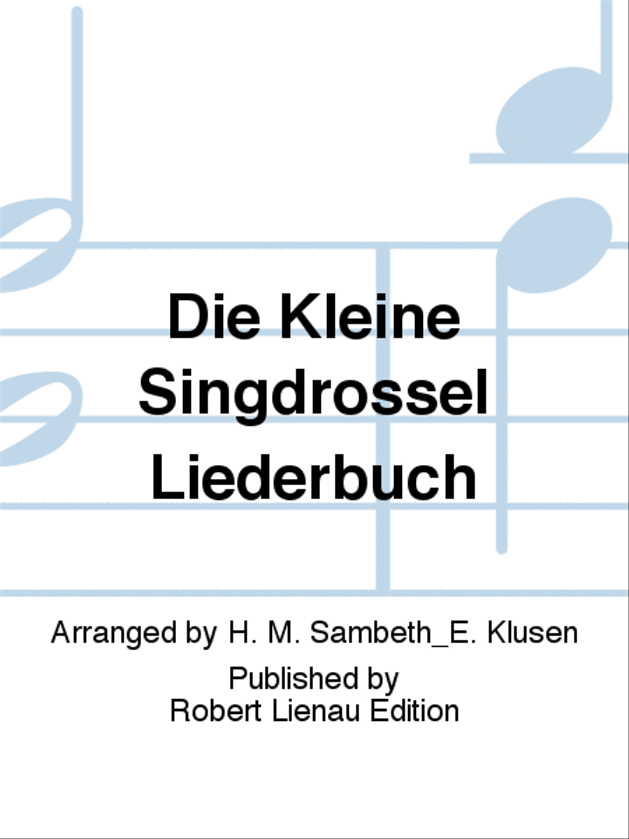 Die Kleine Singdrossel Liederbuch Voice scores gallery preview page 1
