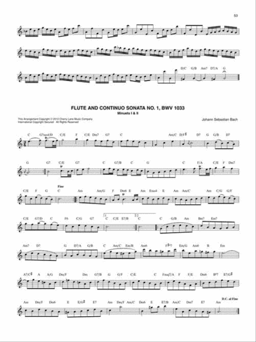 The Bach Fake Book Piano Solo scores gallery preview page 9