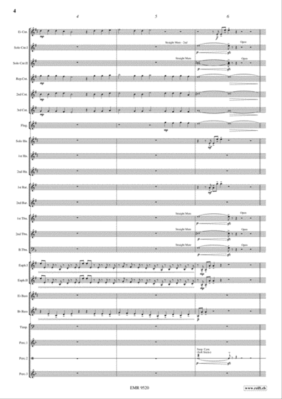 Russian Easter Festival Brass Band scores gallery preview page 4