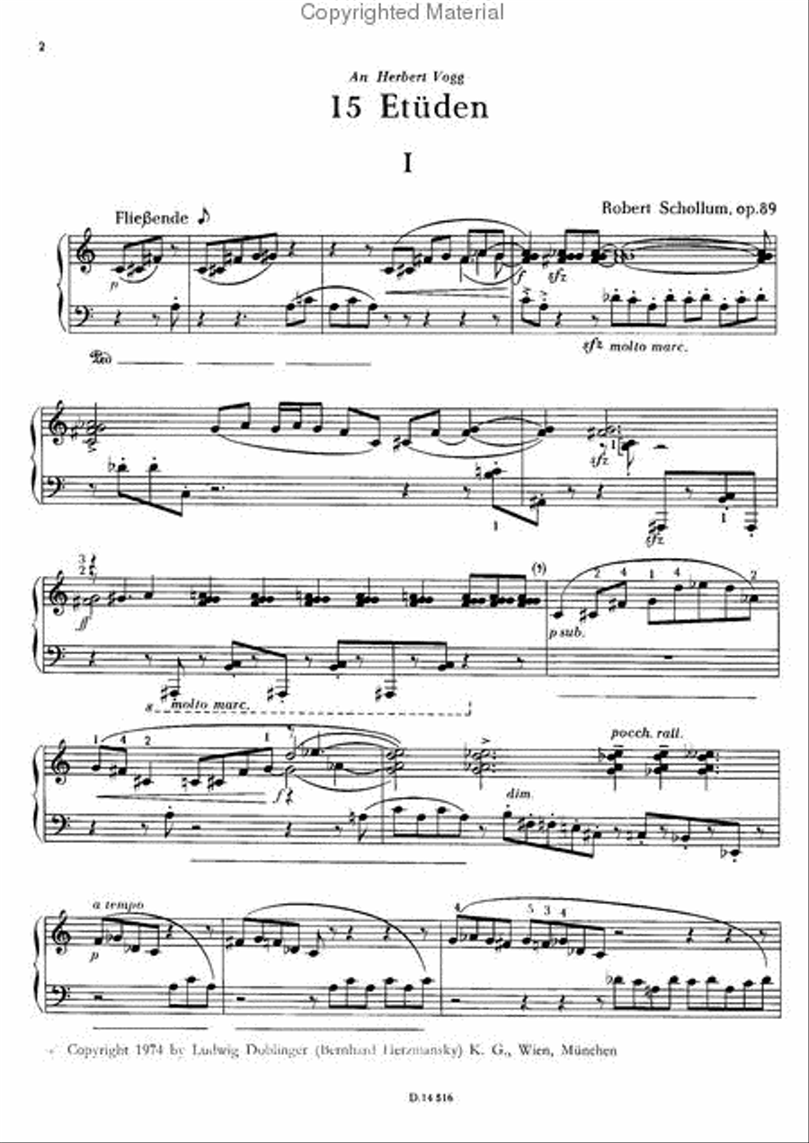 15 Etuden Piano Method scores gallery preview page 2