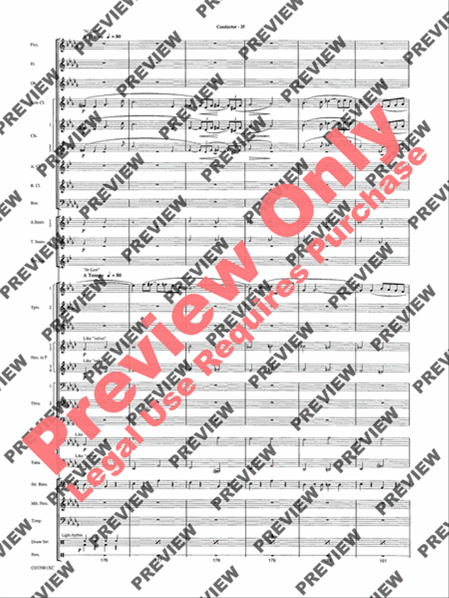 In the Miller Mood Concert Band scores gallery preview page 38